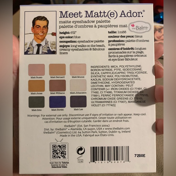 TheBalm Meet Matt(e) Ador palette - Picture 2 of 3